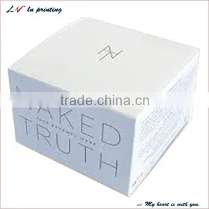 High Quality White Cardboard Cosmetic Box in Shanghai thumbnail-1