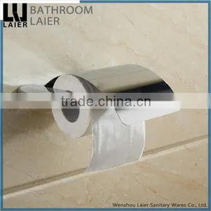 Promotional China Manufacture Zinc Alloy Chrome Finishing Bathroom Sanitary Items Wall Mounted Toilet Paper Holder thumbnail-1