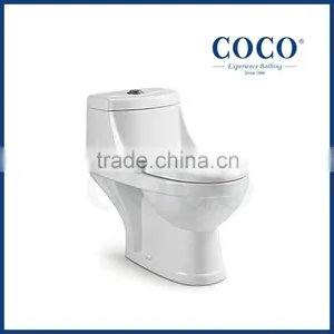 COCO Sanitary Ware Bathroom Ceramic Chinese One Piece Toilet thumbnail-1