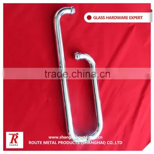 Mirror Stainless Steel 316 Glass Door Handle thumbnail-2