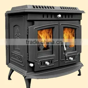 Italian Wood Stove, Cast Iron Wood Burning Stove, Wood Stove With Boiler, Multi Fuel Stove thumbnail-1