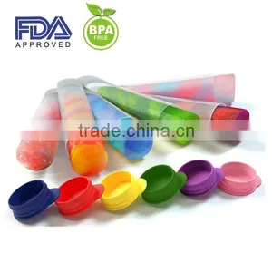 2015 FDA Promotional Hot Selling Custom Silicone Ice Pop Mold thumbnail-1