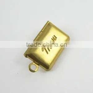 13*18MM Vintage Raw Brass Love Envelope Photo Locket,antiqued Locket 1191023 thumbnail-3