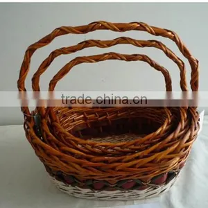 Eco-friendly Willow Basket Sets/willow Fruit Baskets/fruit Basket Drawing thumbnail-4