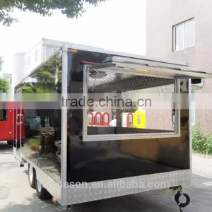 Heavy-duty China Mobile Food Cart Ice Cream Crepe Van / Welcome to Ask Yogurt Truck Food thumbnail-4