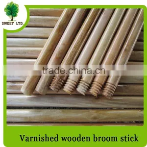 Well Straight Varnished Wood Mop Stick With Competiive Price thumbnail-1