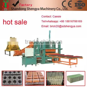 QT5-20 Automatic Baking-free Concrete Clay Block/paver Making Machines/curb Stone Machinery Price List thumbnail-1