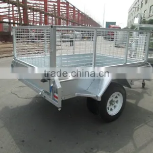 Hot Dipped Galvanised Fully Welded Box Trailer With 600mm Height Cage thumbnail-4