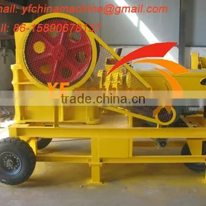 China Easy Movable Mobile Stone Crusher for Sale thumbnail-1