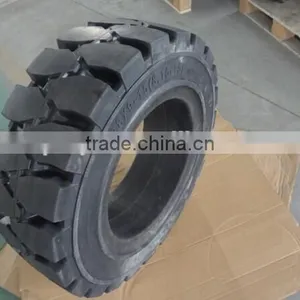 28x9-15 Pneumatic-shaped Solid Forklift Tires With Rim 7.00 thumbnail-1