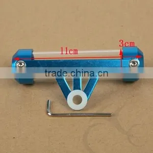 CNC Rego Tube Pipe Registration Label Holder For Scooter Motocycle Motorbike New thumbnail-2