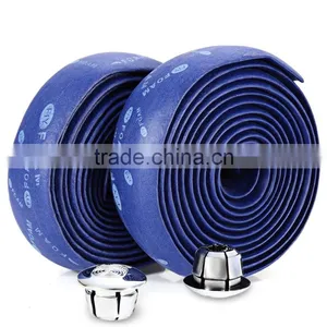 7 Colors 2pcs Bike Accessories Cycling Cork Handlebar Handle Tape Bicycle Bar Ribbon Wrap With 2 Bar Plugs thumbnail-2