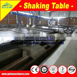 Mini Mobile Gold Shaking Table With Movable Wheels for Small Scale Mining Separation thumbnail-1