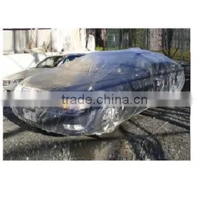 Customized Transparent Car Cover -----HDPE Plastic Car Cover thumbnail-2