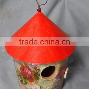 Wooden Birds House /home /nest /cage for Birds thumbnail-1