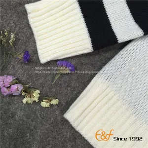 Black-white Stars Jacquard Pullover Sweater thumbnail-5