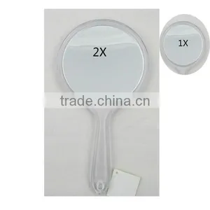 Personalized Handheld Mirror With 2X Magnifying Glass thumbnail-1