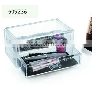 Popular Factory Manufactured Plastic Cosmetic Organizer Make up Storage Display Jewelry Cosmetic thumbnail-1