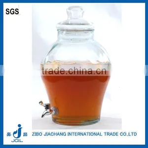 Huge Glass Juice Dispenser With Spout thumbnail-1