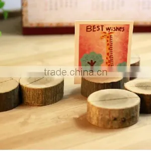 Wooden Stake Round Photo Clip thumbnail-3