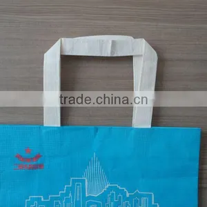 Colored Shopping Kraft Paper Bag With Ribbon Handle thumbnail-6
