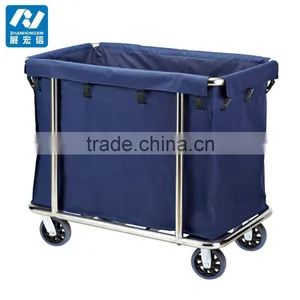 Laundry Cart Cleaning Trolley Hotel Linen Trolley thumbnail-1
