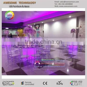 Wireless Led Lit up Decorative Wedding Banquet Table for Sale thumbnail-1