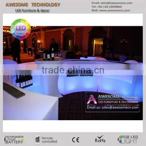 Hottest Pub Bar Counter, Led Cocktail Bar Counter With Bar Shelf thumbnail-1