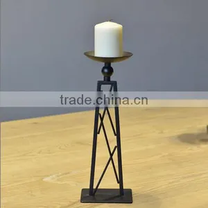 Metal Candle Shelf, Tall Iron Tree Candle Holders thumbnail-1