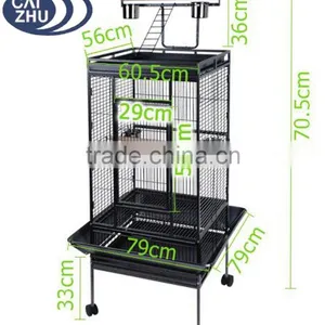 Parrot Pet Aviary Bird Cage 170cm Black Shopiverse Deal thumbnail-2