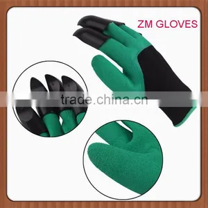 ABS Plastic Garden Digging Genie Gloves With Claws thumbnail-5