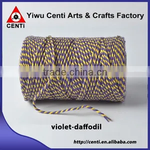 Factory Violet and Daffdil Double Coloured Original Cotton Bakers Twine thumbnail-1