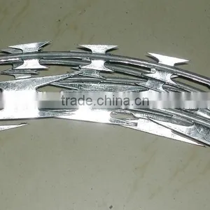 High Quality Tensile Strength Razer Galvanized Iron Barbed Wire/RAZER Barbed Wire Factory thumbnail-3