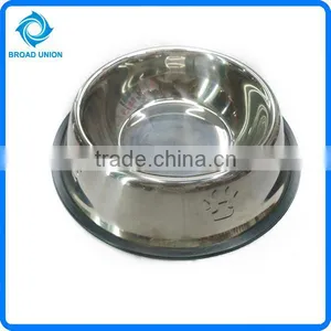 Custom Logo Stainless Steel Dog Food Bowl thumbnail-1