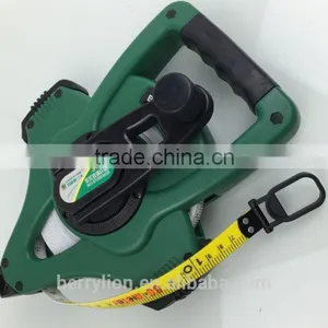 Berrylion Plastic Fiber Measuring Tapes 30Meters ABS+TPR Cover Measuring Tapes thumbnail-1