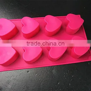 10114 8 Pcs Hearts Shape Silicone Cake Mold thumbnail-6
