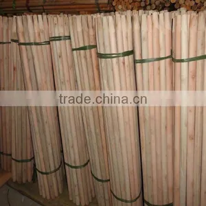 Customized Pine Wood Broom Handle With Greek Thread thumbnail-1