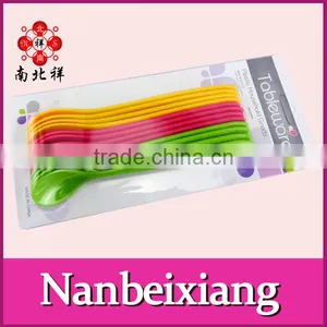 12pcs Eco-friendly Food Grade Small Kid Spoons Plastic Ice Cream Spoon thumbnail-1