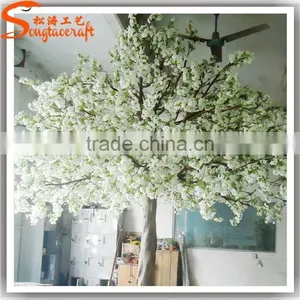 Cherry Decorations Artificial Plastic Flower Tree Cherry Blossom Tree Types White Tree Wedding Decor thumbnail-3