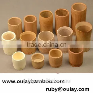 Eco-friendly Carve Cutom Logo Bamboo Elderly Cups Drink Cup thumbnail-1