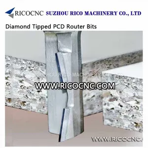 Diamond Tipped PCD CNC Router Bits for Wood CNC Nesting thumbnail-2