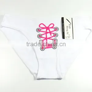 Yun Meng Ni Underwear Cute Bow Printing Briefs Sexy Ladies Panties thumbnail-4