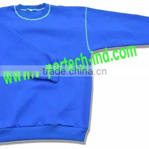 Quality 100% Cotton Fleece Pullover Sweatshirt thumbnail-1