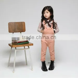 100%cotton Children Suspender Trousers 2-12 Years Latest Designs thumbnail-1