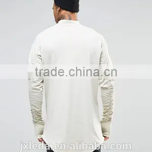 Top Sale Soft Plain Casual Long Sleeve Turtle Neck Men T-shirt Supplier in China thumbnail-2