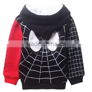 Chinese Winter Coat Children Boy Spider-Man Clothing Boy Winter Jacket Children Wool Coat for Baby thumbnail-2