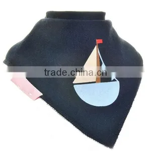China Printing Cotton Custom Absorbent Dribbler Bandana Baby Bibs Wholesale thumbnail-6