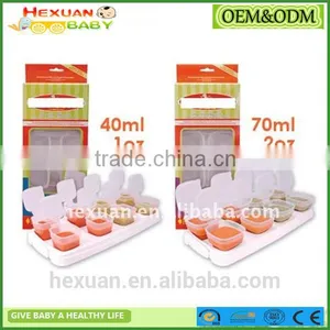 OEM Factory or Stocked Designs Baby Cubes Food Container thumbnail-1