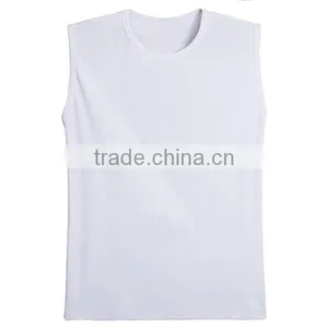 Custom Plain Dri-fit Sleeveless t Shirt for Trainning T13351 thumbnail-4