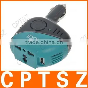 12V DC-AC Car Power Inverter With USB thumbnail-1